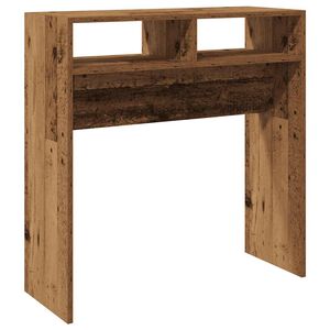 vidaXL Table console vieux bois 78x30x80 cm bois d'ing&eacute;nierie