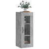 vidaXL Armoire murale gris b&eacute;ton 34,5x34x90 cm