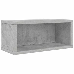 vidaXL Rack de rangement pour CD Gris b&eacute;ton 40 x 17 x 17 cm