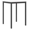 vidaXL Table de bar Blanc 80 x 80 x 105 cm Bois de pin massif