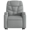vidaXL Fauteuil inclinable Gris clair Tissu