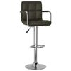 vidaXL Tabouret de bar Marron Similicuir