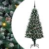 vidaXL Sapin de No&euml;l artificiel Vert 180 cm PVC, Acier et Plastique