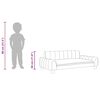 vidaXL Canap&eacute; pour enfants gris fonc&eacute; 90x53x30 cm tissu