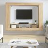 vidaXL Meuble TV ch&ecirc;ne sonoma 152x22x113 cm bois d'ing&eacute;nierie
