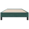 vidaXL Cadre de lit sans matelas vert foncé 90x210 cm velours