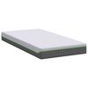 vidaXL Matelas Blanc et Gris 120 x 200 cm Ressort ensaché