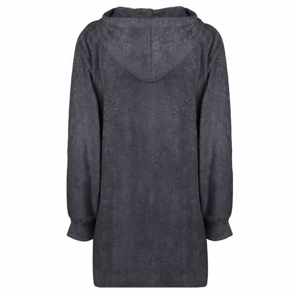 vidaXL Sweat &agrave; capuche couverture KINN Anthracite L Coton