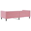vidaXL Lit de repos sans matelas rose 90x200 cm velours