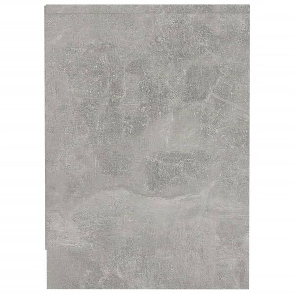 vidaXL Meuble TV Gris béton 102x37,5x52,5 cm Bois d'ingénierie