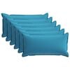 vidaXL Housse de coussin 6 pc HOUTEN Bleu clair 40 x 80 cm Polyester