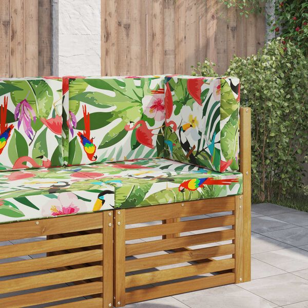 vidaXL Coussin de canap&eacute; d'ext&eacute;rieur 3 pcs color&eacute; Polyester