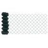 vidaXL Cl&ocirc;ture en treillis m&eacute;tallique 25 x 0,6 m Acier Vert