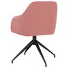 vidaXL Chaises &agrave; manger lot de 2 Rose Velours