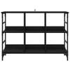 vidaXL Buffet Ch&ecirc;ne noir 102 x 32 x 73,5 cm