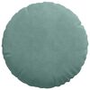 vidaXL Coussins de si&egrave;ge 2 pcs Vert Mer &Oslash; 40 x 13 cm Velours