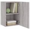 vidaXL Meubles TV muraux 2pcs sonoma gris 40,5x30x60cm bois ing&eacute;nierie