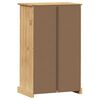 vidaXL Armoire &agrave; chaussures VIGO 60x35x96 cm bois massif de pin