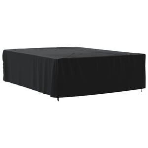 vidaXL Housse de salon de jardin noir 350x260x90 cm oxford 420D