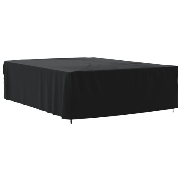 vidaXL Housse de salon de jardin noir 350x260x90 cm oxford 420D
