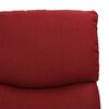 vidaXL Fauteuil de massage Rouge bordeaux Tissu