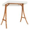 vidaXL Chaise balançoire avec coussin et auvent bois massif d'épicéa