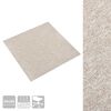 vidaXL Tapis 20 pcs Beige clair 50 x 50 cm 100% Polypropyl&egrave;ne