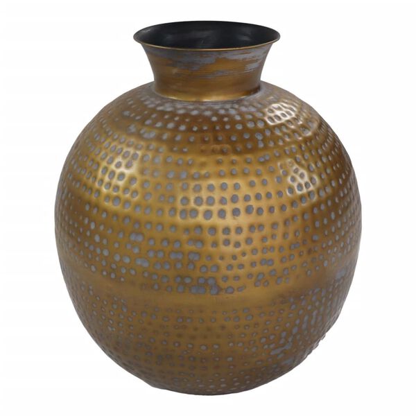 HSM Collection Vase Padua grand 40x45 cm Dor&eacute; et gris