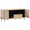 vidaXL Meuble TV 105x33x46 cm Bois massif de manguier