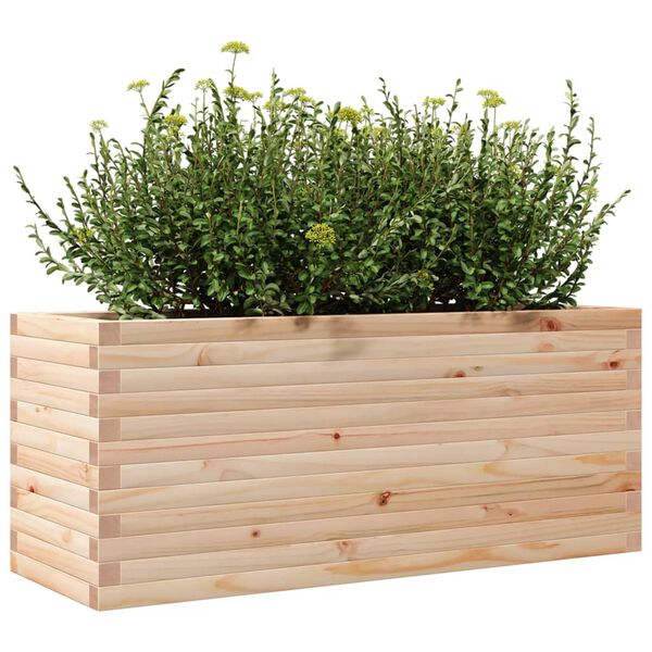 vidaXL Jardinière 110x40x45,5 cm bois de pin massif