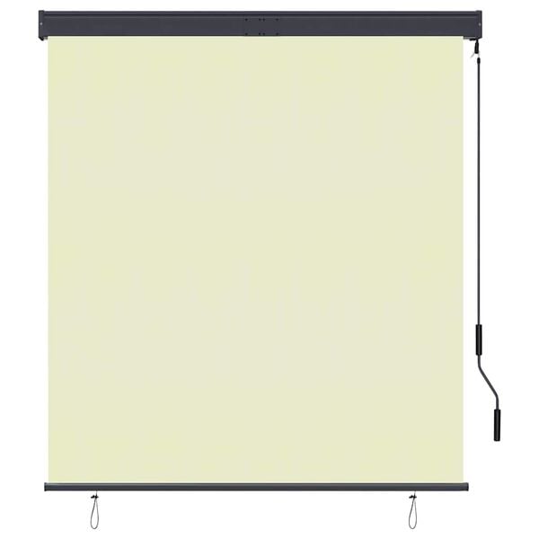 vidaXL Store roulant d'ext&eacute;rieur 140 x 250 cm Cr&egrave;me