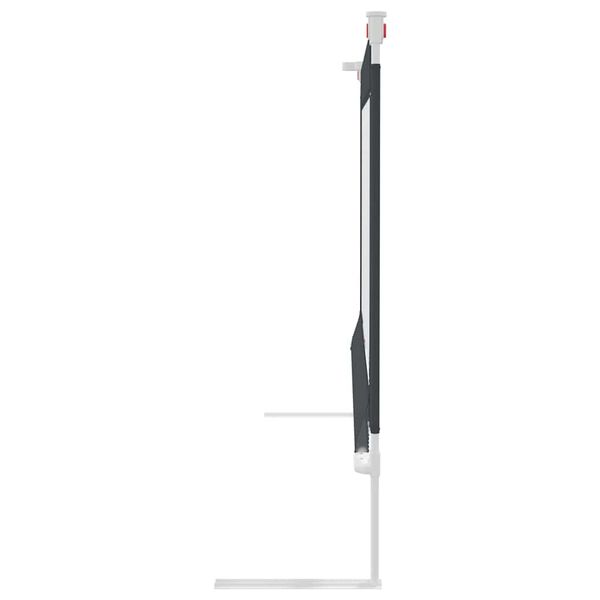 vidaXL Barri&egrave;re de s&eacute;curit&eacute; de lit d'enfant Gris fonc&eacute; 100x25 cm Tissu