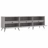 vidaXL Meuble TV sonoma gris 150x30x44,5 cm bois d'ing&eacute;nierie