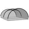 vidaXL Filet pour cage de frappe de baseball Noir 600x400x250 cm