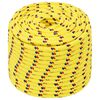 vidaXL Corde utilitaire polyvalente 14 mm 25 m Jaune PP