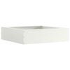 vidaXL Bordure de Pelouse Blanc 50 x 50 x 13 cm Acier