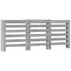 vidaXL Cache-radiateur sonoma gris 205x21,5x83,5 cm bois d'ing&eacute;nierie