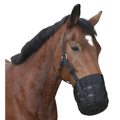 Covalliero Muselière pour cheval taille shetty Noir