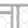 vidaXL Cage pour chien Argent 800 x 200 x 200 cm Acier galvanisé