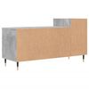 vidaXL Meuble TV Gris b&eacute;ton 100x35x55 cm Bois d'ing&eacute;nierie