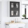 vidaXL Armoire de cuisine Kalmar 2 pcs Noir 60 x 31 x 40 cm