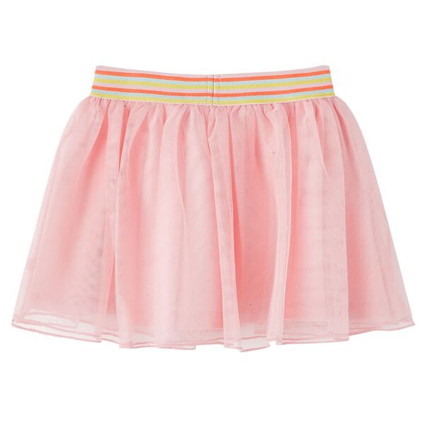 Jupe avec tulle pour enfants rose clair 140