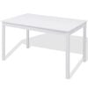 vidaXL Jeu de salle &agrave; manger 7 pcs Pin&egrave;de Blanc
