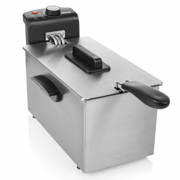 Tristar Friteuse 2000 W 3 L Acier inoxydable Argent&eacute;