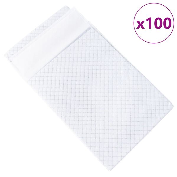 vidaXL Coussin d'entraînement pour animaux Uni 100 pcs 120 x 80 cm