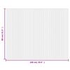 vidaXL Tapis rectangulaire naturel clair 80x100 cm bambou