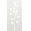 vidaXL Portant de bois chauffage blanc 40x30x80 cm