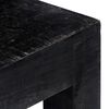 vidaXL Table console Noir 118 x 30 x 76 cm Bois de manguier massif