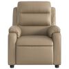 vidaXL Fauteuil inclinable Cappuccino Similicuir