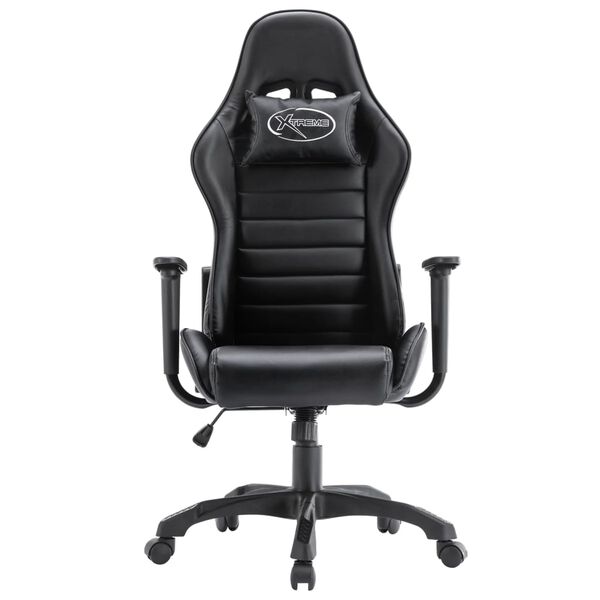 vidaXL Fauteuil de jeux vid&eacute;o Blanc Similicuir